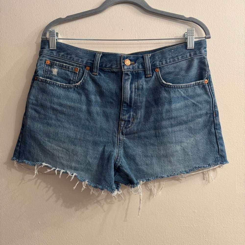 Madewell Women’s Cut Off Jean Denim Shorts Size 28
